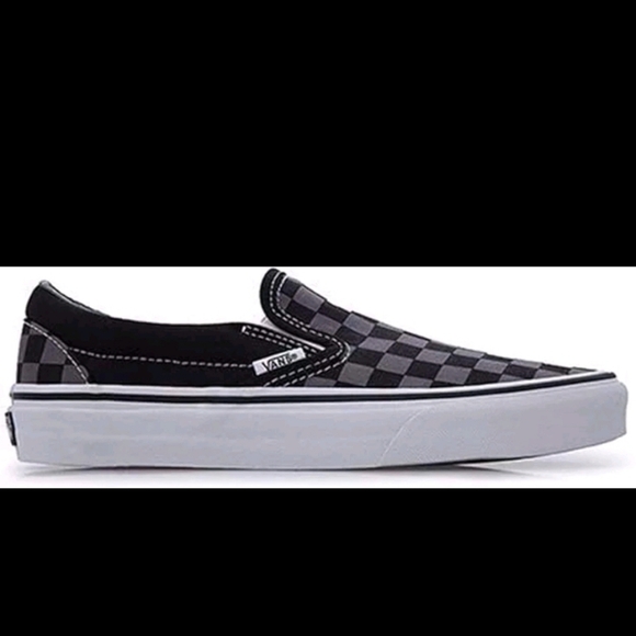 vans Unisex Adults' Classic Slip on Trainers Checkerboard - Picture 4 of 7